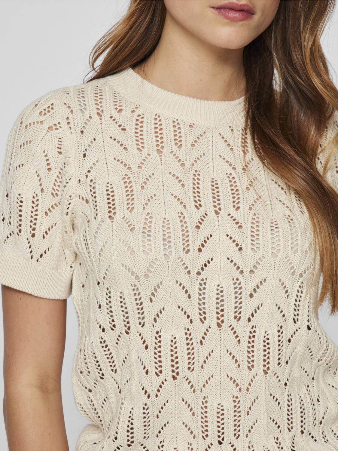 VICOTTI Knit Top - Birch - VERO MODA & VILA Bergvik
